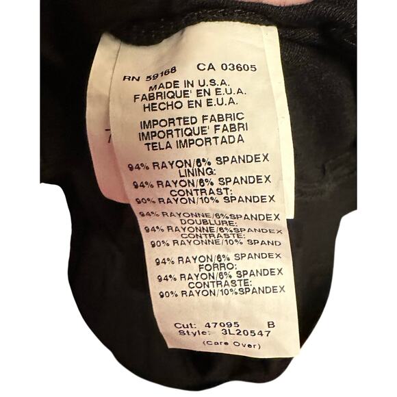 Karen Kane - Black Sequin Front Jersey Cocktail Dress - Size XL - Picture 6 of 10